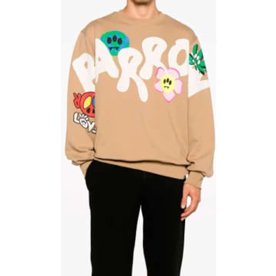 Barrow Logo-print Cotton Sweatshirt In Multi