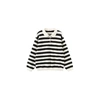 MARRAM TRADING OVERSIZED STRIPED POLO SWEATER