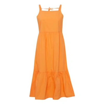 Ichi Zeplia Dress In Orange