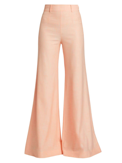 Derek Lam 10 Crosby Women's Deborah High-rise Wide-leg Pants In Sherbert