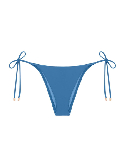 Vix By Paula Hermanny Women's Side-tie Bikini Bottoms In Light Blue