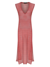 Vix By Paula Hermanny Women's Kimmy Woven Mesh Cover-up In Peach