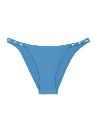 Vix By Paula Hermanny Women's Paula Knotted Bikini Bottoms In Light Blue