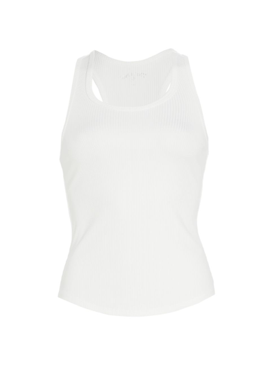 Year Of Ours Women's Ribbed U-neck Tank Top In White
