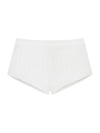 Givenchy Mini Shorts In 4g Cotton Towelling Jacquard In White
