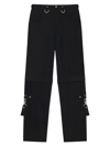 GIVENCHY MEN'S TWO IN ONE DETACHABLE PANTS IN WOOL WITH SUSPENDERS