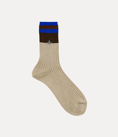 Vivienne Westwood Menso Socks In Neutral