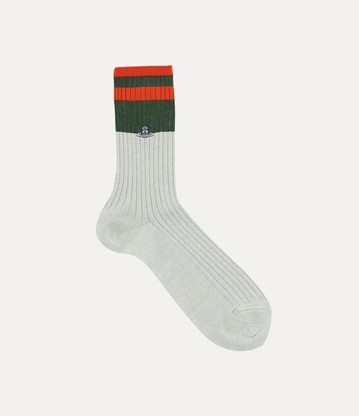 Vivienne Westwood Menso Socks In Neutral