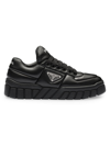 Prada Women's Padded Nappa Leather Sneakers In Black