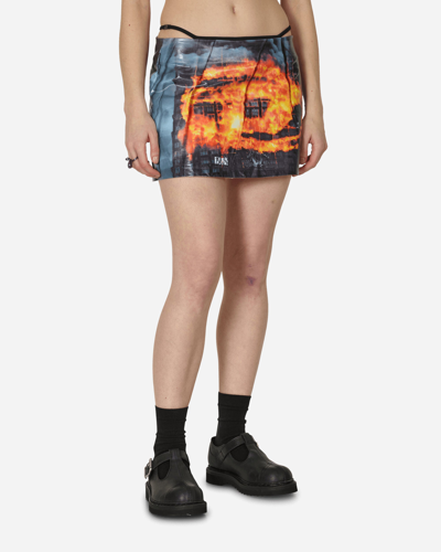 Diesel Printed Mini Skirt In Multicolour