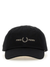 FRED PERRY FRED PERRY BASEBALL HAT WITH LOGO