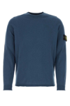 Stone Island Felpa Classica In Blue