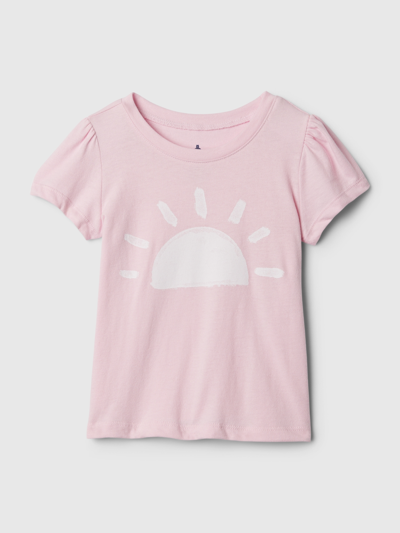 Gap Baby Mix And Match Graphic T-shirt In Light Peony Pink