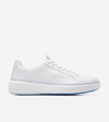 Cole Haan Women's Grandprø Topspin Waterproof Golf Shoes - White Size 9 In Optic White-heather Gray