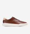 Cole Haan Men's Grand Pro Rally Laser Cut Sneakers In Acorn-sesame-ivory