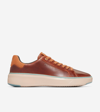 Cole Haan Men's Grandprø Topspin Sneaker - Brown Size 9.5 In Acorn-trellis-sesame