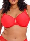 Elomi Charley Full Figure Spacer Underwire Bra In Red
