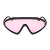 Tom Ford Lorna Violet Shield Ladies Sunglasses Ft1121 01y 00 In Black
