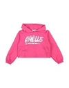 Gaelle Paris Gaëlle Paris Toddler Girl Sweatshirt Fuchsia Size 6 Cotton, Elastane In Pink