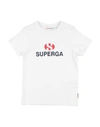 Superga Babies'  Toddler Boy T-shirt White Size 7 Cotton