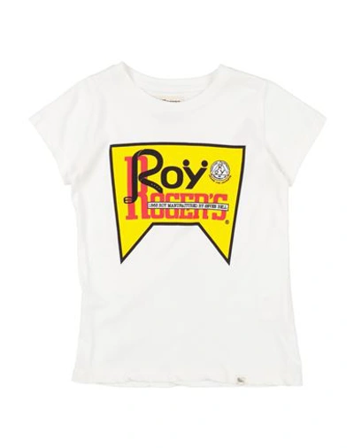 Roy Rogers Babies' Roÿ Roger's Toddler Girl T-shirt White Size 6 Cotton