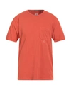 C.p. Company C. P. Company Man T-shirt Orange Size L Cotton In Orange