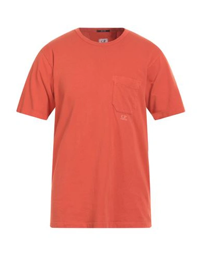 C.p. Company C. P. Company Man T-shirt Orange Size L Cotton