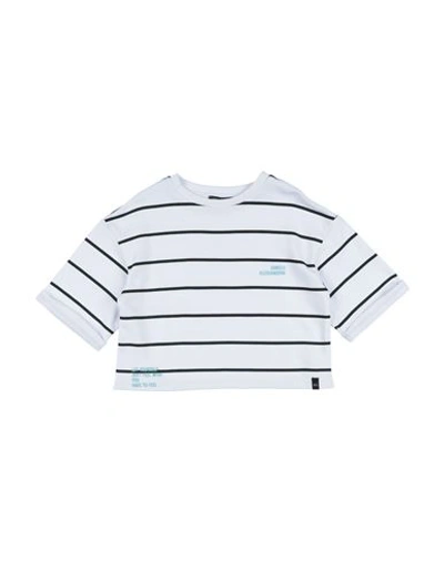 Daniele Alessandrini Babies'  Toddler Boy Sweatshirt White Size 6 Cotton