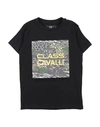 Cavalli Class Babies'  Toddler Girl T-shirt Black Size 6 Cotton, Elastane