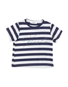 Vicolo Babies'  Toddler Girl T-shirt Navy Blue Size 4 Viscose, Elastane