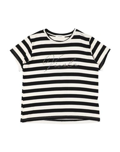 Vicolo Babies'  Toddler Girl T-shirt Black Size 6 Viscose, Elastane