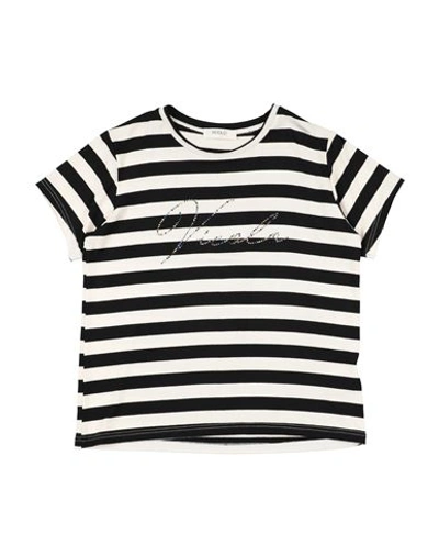 Vicolo Babies'  Toddler Girl T-shirt Black Size 4 Viscose, Elastane