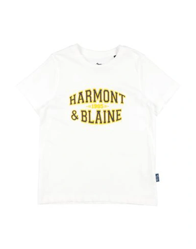 Harmont & Blaine Babies'  Toddler Boy T-shirt White Size 6 Cotton