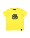 Daniele Alessandrini Babies'  Toddler Boy T-shirt Ocher Size 5 Cotton In Yellow