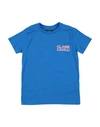 Cavalli Class Babies'  Toddler Boy T-shirt Blue Size 6 Cotton, Elastane