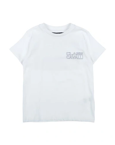 Cavalli Class Babies'  Toddler Boy T-shirt White Size 4 Cotton, Elastane