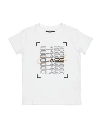 Cavalli Class Babies'  Toddler Girl T-shirt White Size 6 Cotton, Elastane