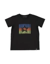 Daniele Alessandrini Babies'  Toddler Boy T-shirt Black Size 4 Cotton, Elastane