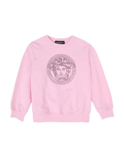 Versace Young Babies'  Toddler Girl Sweatshirt Pink Size 6 Cotton, Elastane