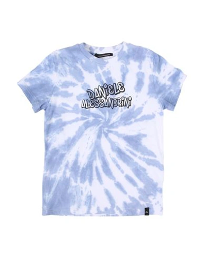 Daniele Alessandrini Babies'  Toddler Boy T-shirt Pastel Blue Size 4 Cotton, Elastane
