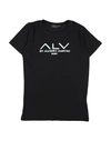 Alv By Alviero Martini Toddler Boy T-shirt Black Size 6 Cotton In Black