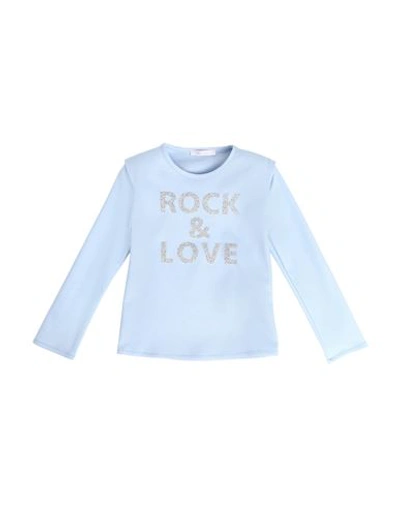 Miss Grant Babies'  Toddler Girl T-shirt Sky Blue Size 6 Polyester, Elastane