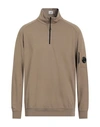 C.p. Company C. P. Company Man Sweatshirt Khaki Size 3xl Cotton In Beige