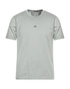 C.p. Company C. P. Company Man T-shirt Light Grey Size 3xl Cotton In Grey