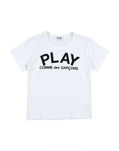 Comme Des Garçons Play Babies'  Toddler Boy T-shirt White Size 6 Cotton