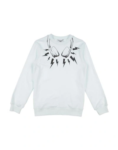 Neil Barrett Babies'  Toddler Boy Sweatshirt White Size 6 Cotton