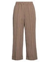 Kiltie Woman Pants Camel Size 6 Viscose, Polyamide In Beige