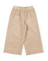Il Gufo Babies'  Toddler Girl Pants Sand Size 6 Cotton, Elastane In Beige