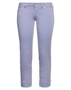 JACOB COHЁN JACOB COHЁN WOMAN PANTS LILAC SIZE 30 COTTON, ELASTANE