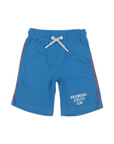 Bikkembergs Babies'  Toddler Boy Shorts & Bermuda Shorts Azure Size 5 Cotton In Blue